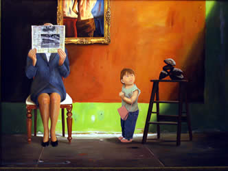 Sensei | Oil on canvas - 20 x 28 inch
